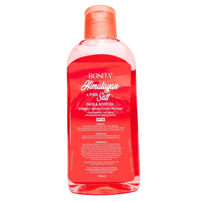 Bonita Himalayan Pink Salt body Oil