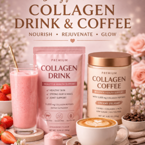 Collagen drink and coffee
