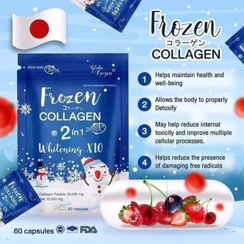Frozen Collagen 2 in 1 Whitening 60 Capsules